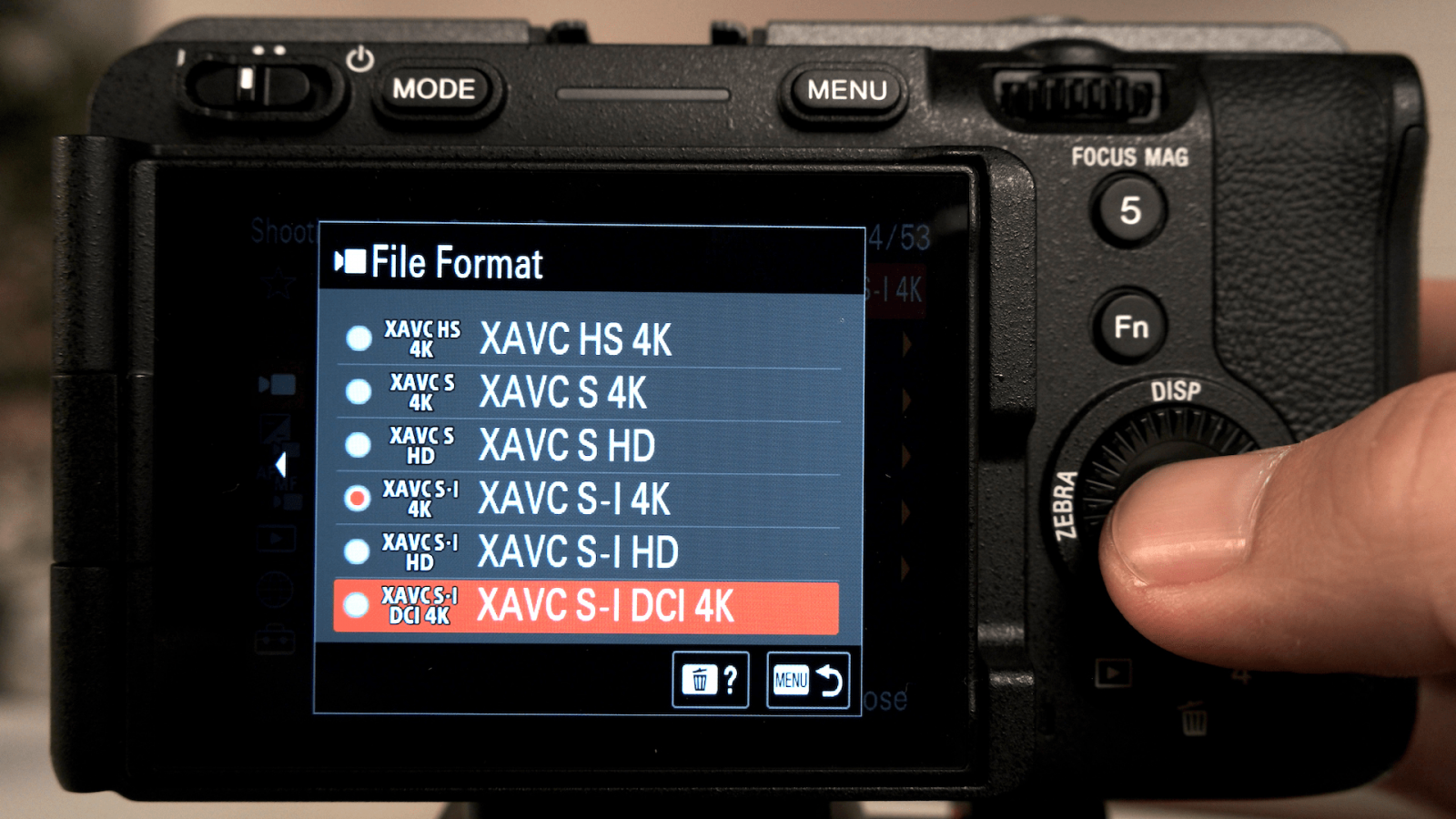 Sony FX3 06 FileFormat